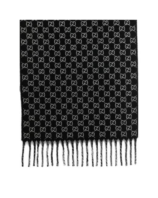 Gucci Black Scarves for men