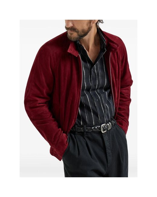 Brunello Cucinelli Red Jackets for men