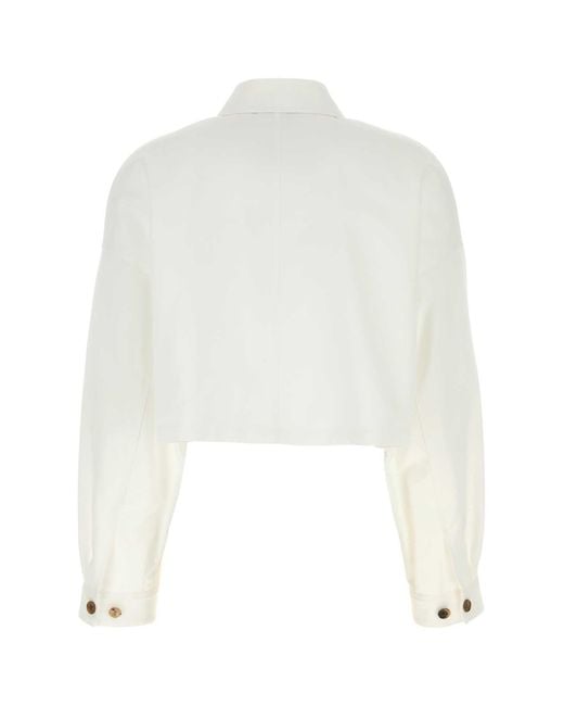 Prada White Twill Jacket