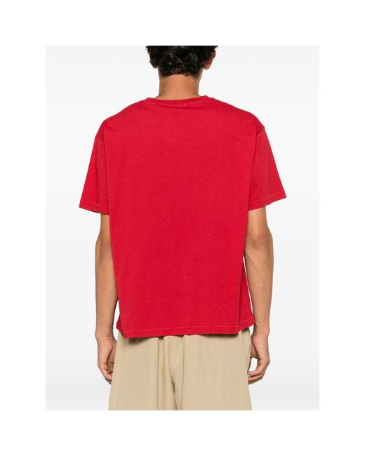 Bode Red T-Shirts & Vests for men