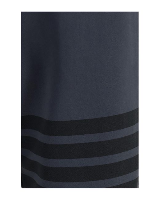 Thom Browne Blue Loopback 4-Bar Track Pants for men