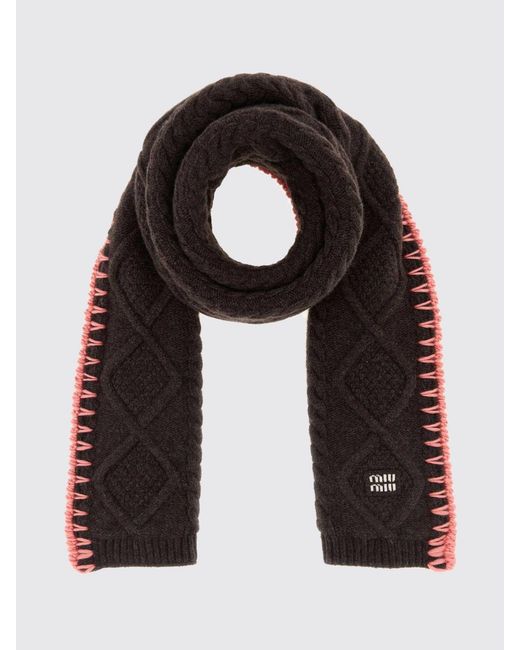 Miu Miu Black Scarf