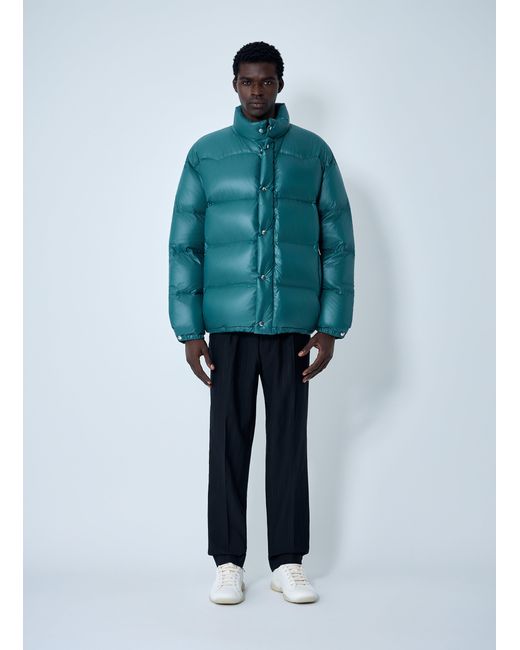 Prada Blue Re-Nylon Down Coat for men