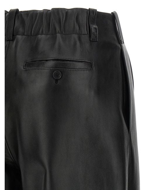 Givenchy Black Leather Pants