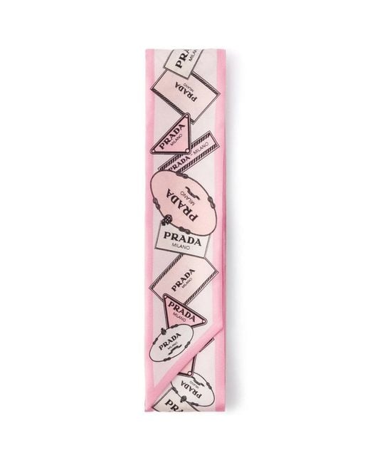 Prada Pink Scarves