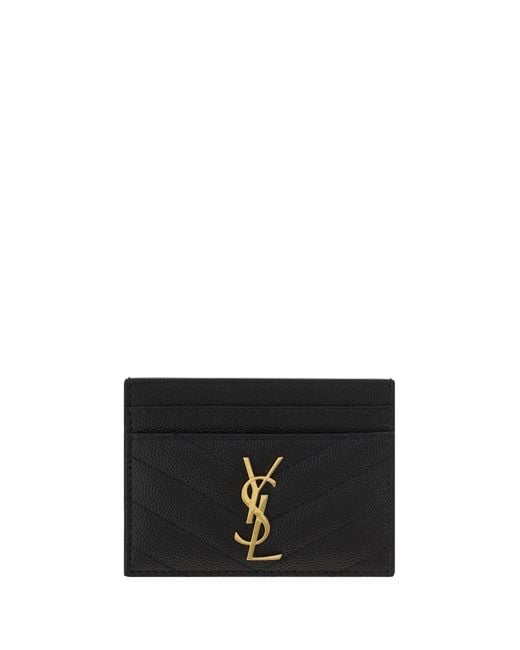 Saint Laurent Black Wallets