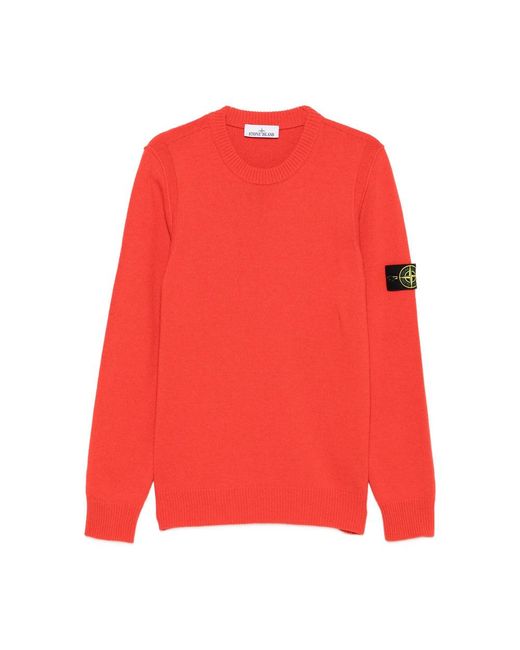 Stone Island Red Sweaters for men