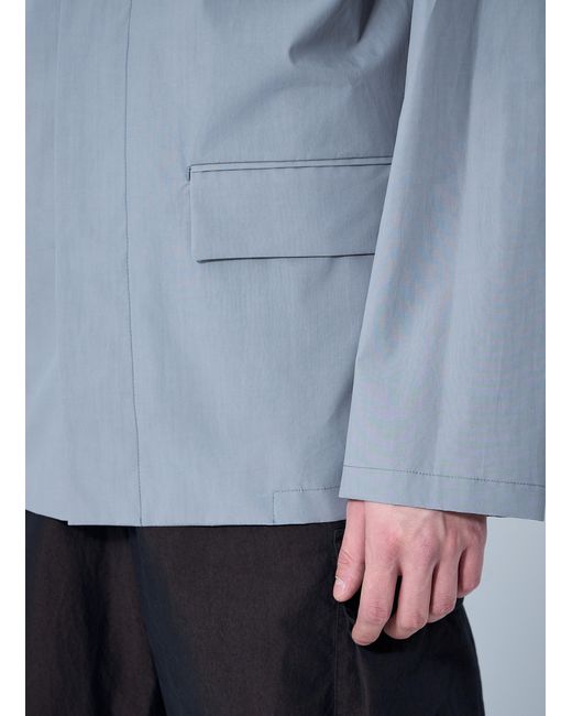 Rier Blue Shirt Jacket for men