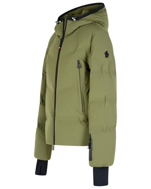 Moncler Green 'Angren' Polyamide Blend Down Jacket for men