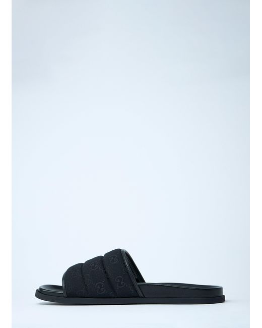 Gucci White Gg Slides for men