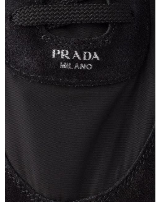 Prada Black Collapse Sneakers for men