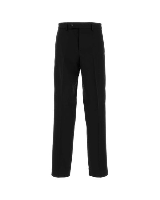 Fendi Black Wool Pant for men