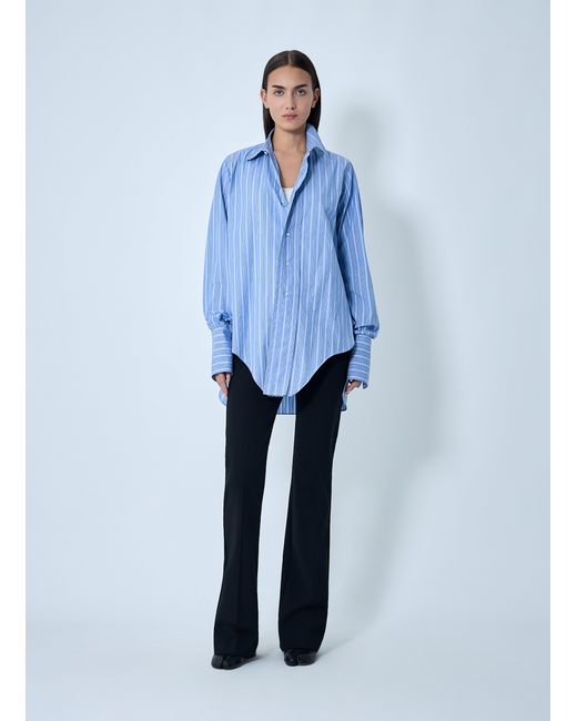 Maison Margiela Blue Button-Down Shirt