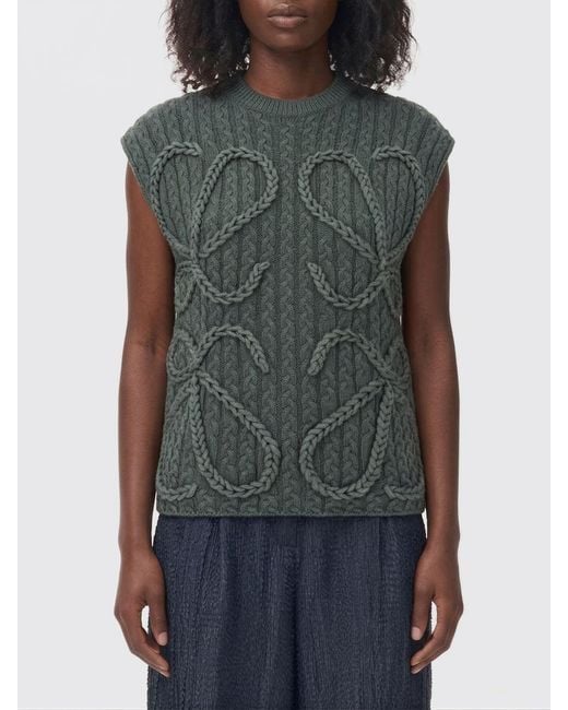 Loewe Brown Sweater Kaki