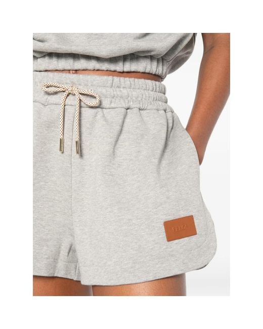 Fendi Gray Shorts