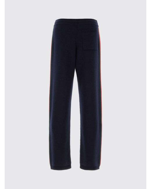 Gucci Blue Wool Jogging Trousers for men