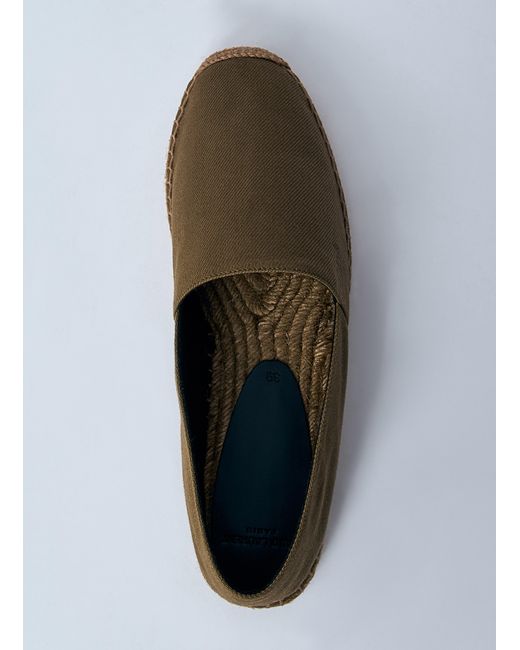 Saint Laurent White Cotton Espadrilles