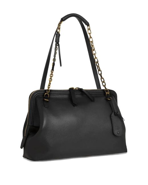 Etro Black Doc Medium Shoulder Bag