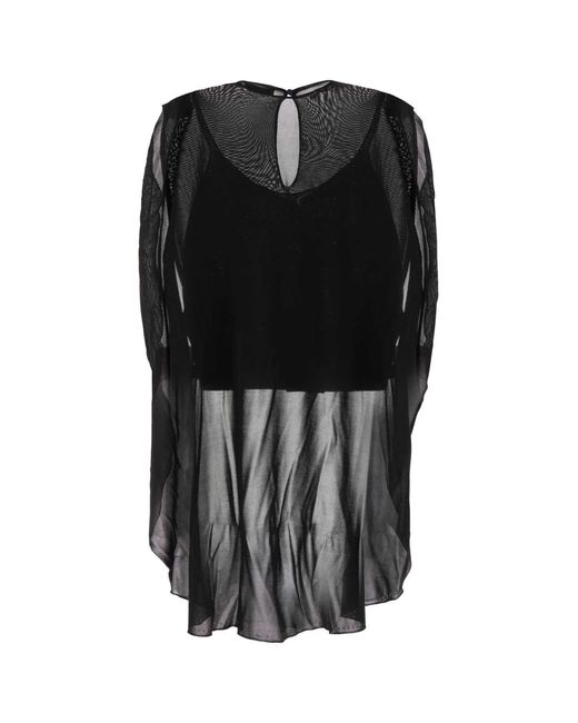 Fendi Black Silk Blend Top
