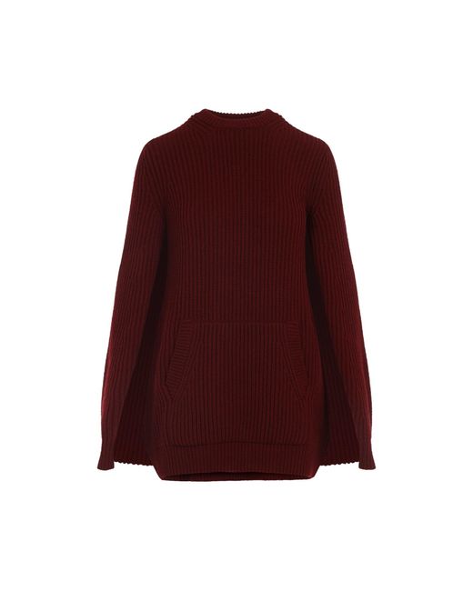 Max Mara Purple Astoria Knit Mini Dress