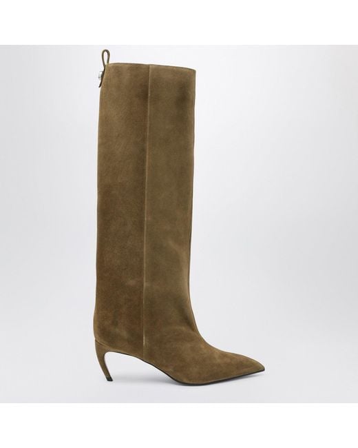 The Attico Green "Lea" Boot