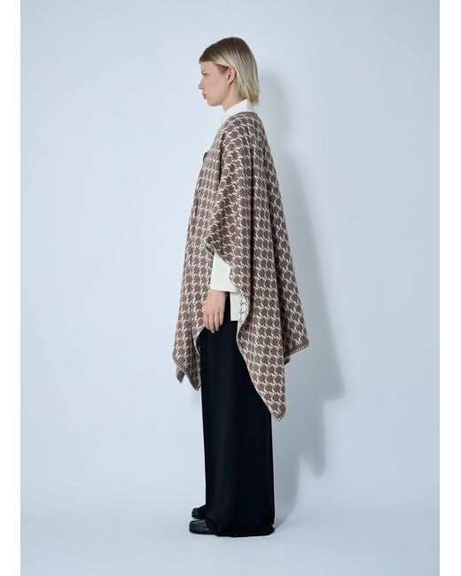 Max Mara Blue Wool-Blend Scarf