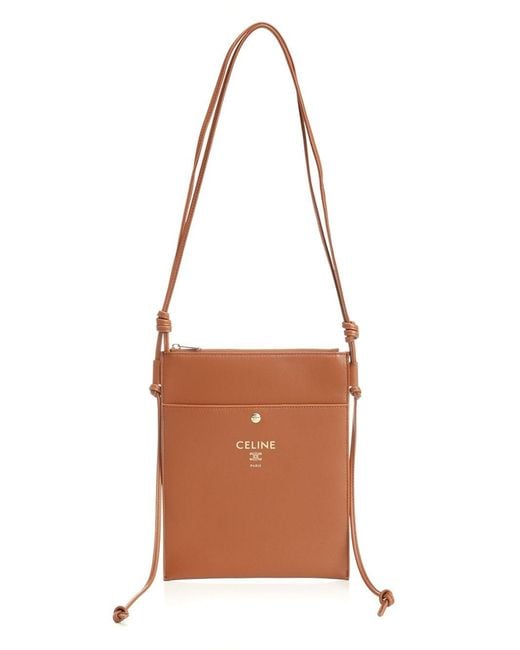 Céline Brown "Sharp" Clutch