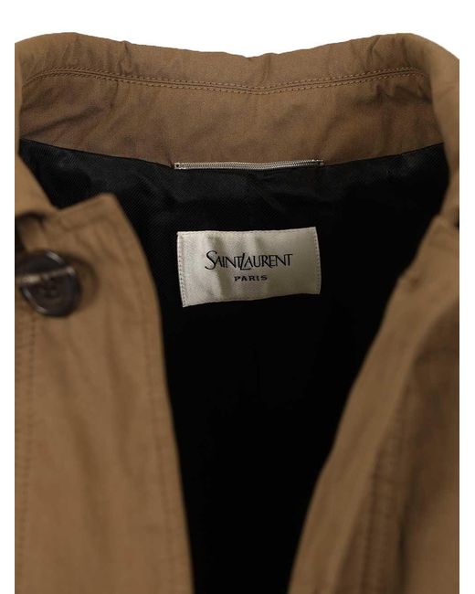 Saint Laurent Brown Cassandre Short Jacket for men