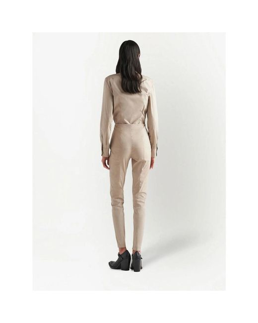 Prada Natural Neutrals Trousers