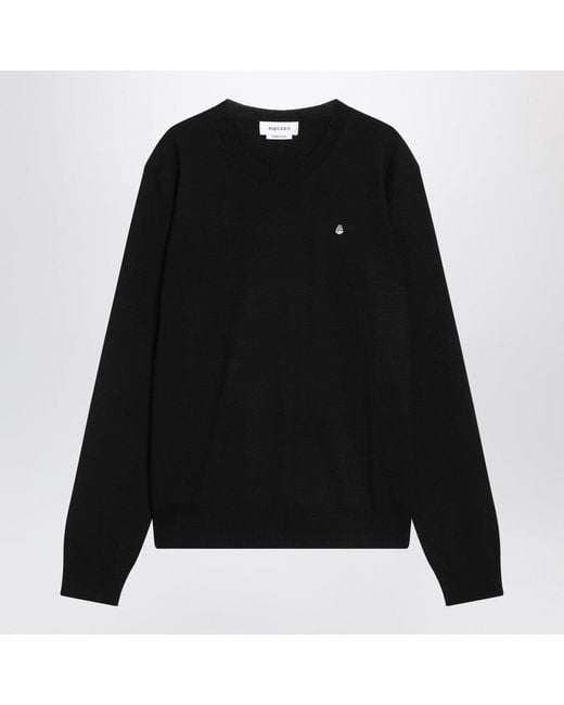 McQueen Black Sweater for men