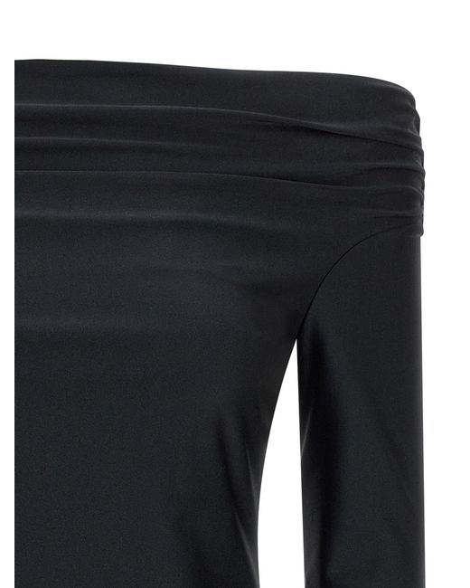 ANDAMANE Black Wallis Tops