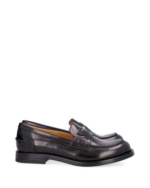 Fendi Black Ateneo Moccasin for men