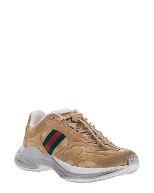 Gucci Brown Sneakers 2.0 Leather for men
