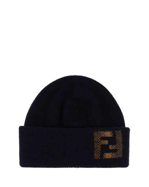 Fendi Blue Accessories Hats for men