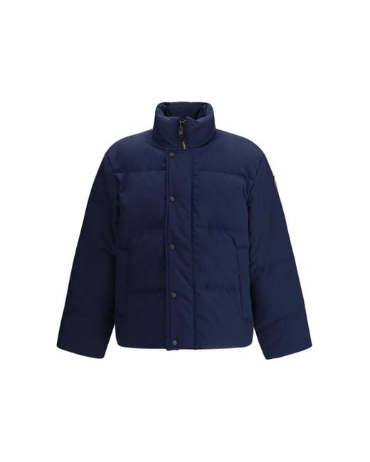 Canada Goose Blue Parka Bayview for men
