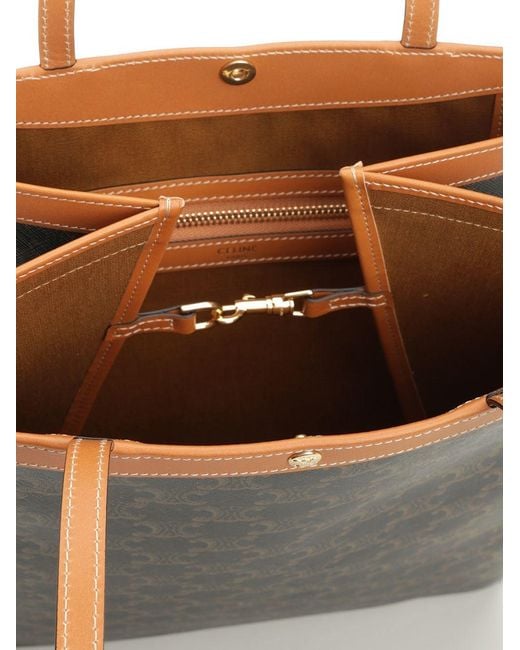 Céline Gray Medium Flat Shopper