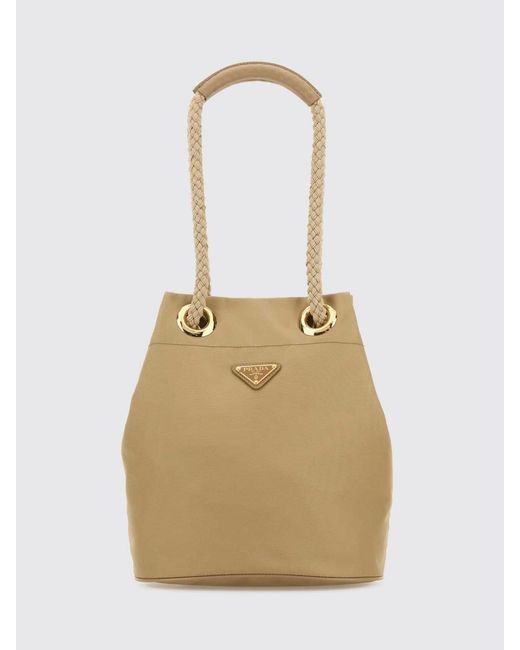Prada Natural Mariner Re-Nylon Bucket Bag for men