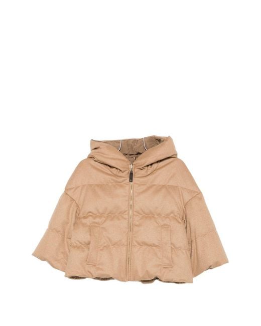Max Mara Natural Short Down Jacket