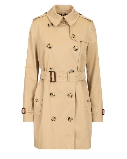 Burberry Natural "Heritage Kensington" Trench Coat