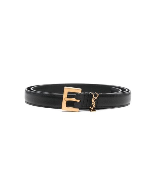 Saint Laurent Black Belts