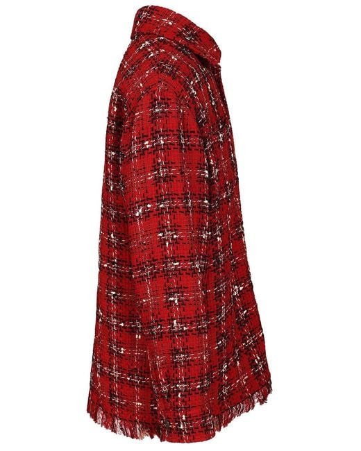 Amiri Red Tweed Jackets for men