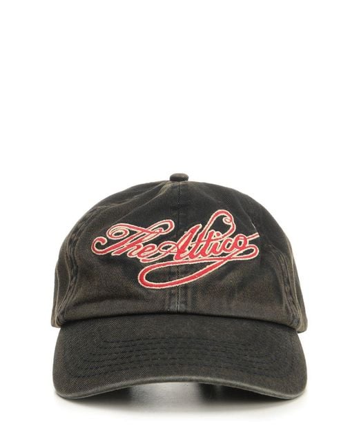 The Attico Black Cap