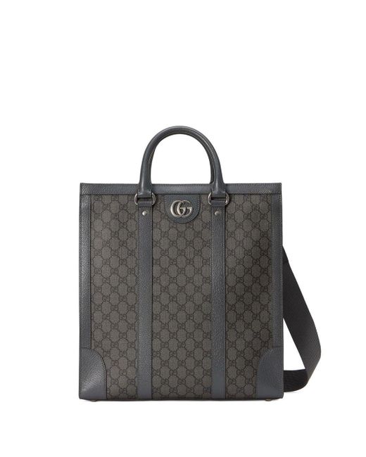 Gucci Gray Logo Shoulder Bag for men
