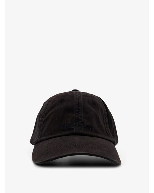 Stone Island Men's Black Cotton Hat