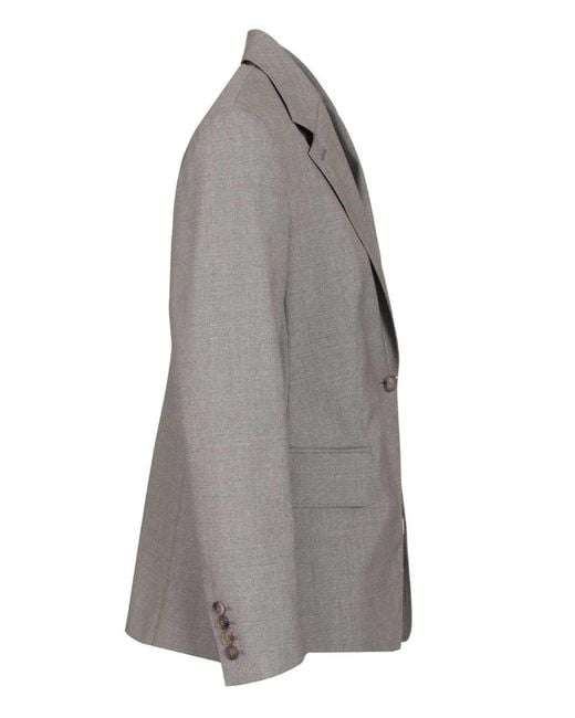 Max Mara Gray Wool Blazer