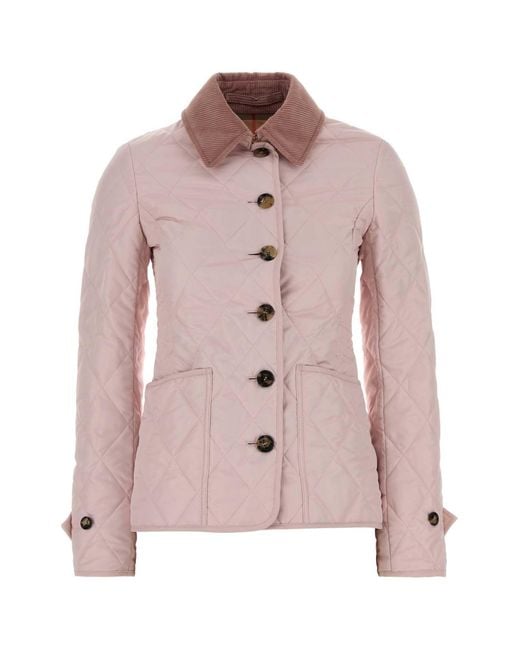 Burberry Pink Polyester Jacket