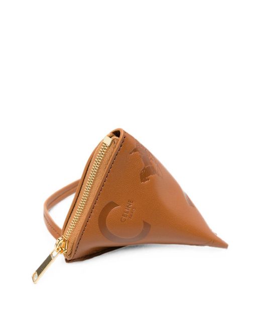 Céline White Berlingot Leather Charm