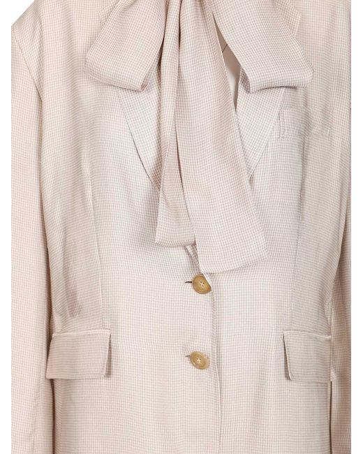 Acne Natural Single-Breasted Jacket