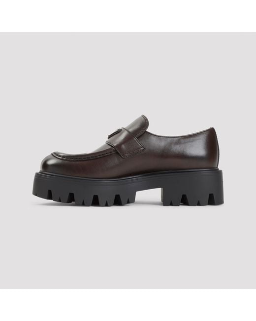 Prada Black Stride Loafer