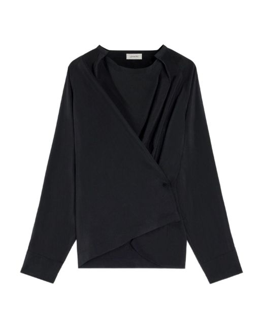 Lemaire Black Asymmetric Top
